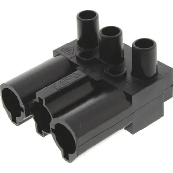 Elektrická zásuvka Konektor pro osvětlení, řada: GST18 barva Černá, Samec Zástrčka, formát pólů: 3, Kabelová montáž, 16A, 250 V