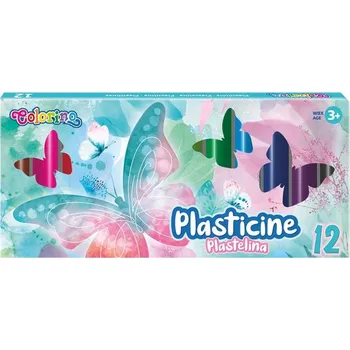 Modelovací hmota Plastelína 12 barev Colorino Dreams