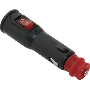 HP Autozubehör Univerzální zástrčka se spínačem Proudová zatížitelnost (max.)=8 A Vhodný pro Autozásuvka, Standardní zásuvky Konektor se spínačem 12/24 V