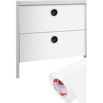 Tapeta PVC dýha Fólie Samolepicí na nábytek Dveře Bílá Matná 33x500 cm ORACAL