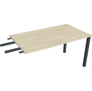 Psací stůl Stůl pracovní US 1400 RU řetězení do úhlu - AKÁT , ČERNÁ