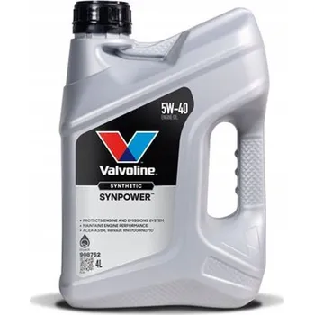 Motorový olej MOTOROVÝ OLEJ VALVOLINE SYNTETICKÝ 5W40 4T 4L