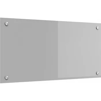 Kuchyňská linka vidaXL Kuchyňská zástěna Světle šedá 80 x 40 cm tvrzené sklo [42001229]