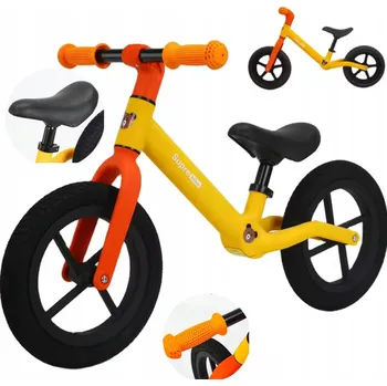 Dětské vozidlo Univerzál ULTRA LIGHT dvoukolové odrážedlo, žluté