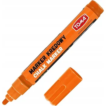 Křídový popisovač TOMA TO-292 4,5 mm kulatý oranžový