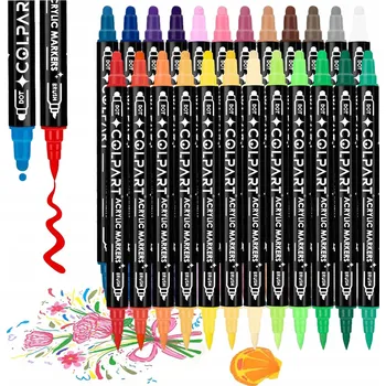 AKRYLOVÉ FIXY FIXY 2 6 Ks , OBOUSTRANNÉ, VODĚODOLNÉ