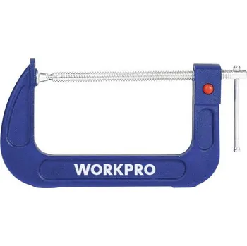 Truhlářská svěrka Rychloupínač WorkPro WP232024 Rozpětí (max.):150 mm Délka vyložení:150 mm