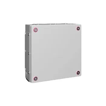 Elektroinstalační krabice Nástěnná krabice, řada: KX IP55 Ocel RAL7035 300 x 300 x 120mm RAL 7035