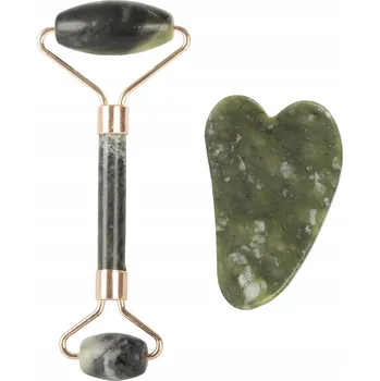 Masážní přístroj MASÁŽNÍ PŘÍSTROJ PŘÍSTROJ NA OBLIČEJ Z JADEITU ROLLER VÁLEČEK DESTIČKA