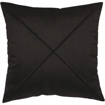 Povlak na polštářek DEKORAČNÍ povlak na polštář velur velvet černý černá X 45x45