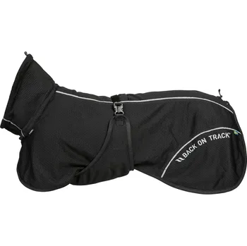 Obleček pro psa Back on Track BAY Mesh Dog Coat High set tail regenerační obleček Barva: Olivově zelená, Velikost: 30