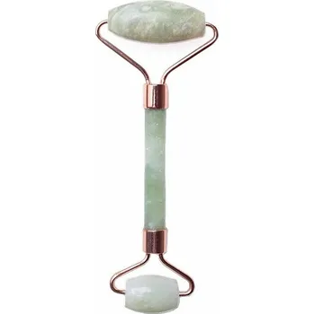 Masážní přístroj Jadeit masážní váleček barva růžového zlata délka cca 14 cm