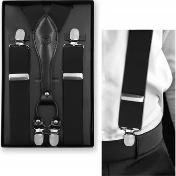 Kšandy Pako Jeans kšandy ke kalhotám černé