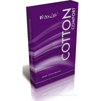 Dámské punčochy MAXIS a.s. Maxis Comfort Cotton Stehenní Punčochy velikost 3+, (II.KT), krátké, se špicí, s krajkou, bronz, 1pár