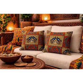 Povlak na polštářek Povlak na polštářek_Africký páv