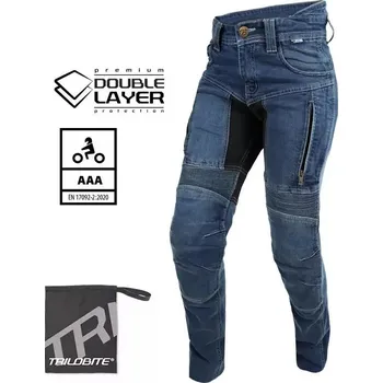 Dámské džíny Trilobite Parado doublelayer Aaa slim fit ladies jeans blue level 2 - 34 / modrá