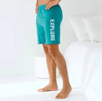 Dámské pyžamo Pyžamové jednobarevné šortky s motivem tyrkysová 52/54