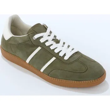 Dámské tenisky Tenisky z kožené usně khaki 36