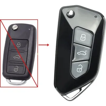 Auto elektroinstalace Náhradní obal klíče pro VW, 3-tlačítkový, 48VW131