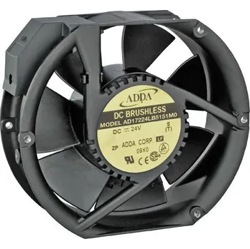 Průmyslový ventilátor ADDA AD17224LB5151M0 axiální ventilátor, 24 V/DC, 501.2 m³/h, (d x š x v) 172 x 150 x 51 mm, 771763200