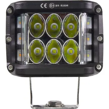 Přídavný světlomet LED světlo hranaté bílé, oranžové, 60, 30W, ECE R10, 180°, WL-810WO