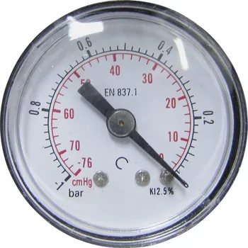 Ventil ICH manometr 306.40.-1 Připojení (manometr): zadní strana -1 do 0 bar Vnější závit 1/8 1 ks