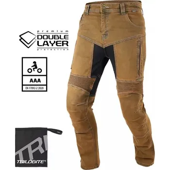 Pánské džíny Trilobite Parado doublelayer Aaa slim fit men jeans rusty brown level 2 - 38 / hnědá