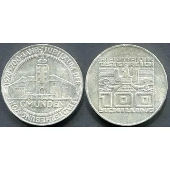 RAKOUSKO. 100 Schilling 1978. Gmunden.