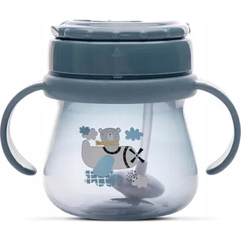 Hrnek se slámkou, nekapající, se závažím Lorelli .box