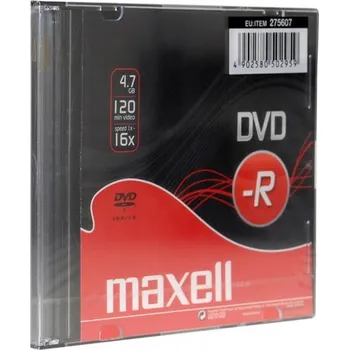 Optické médium DVD-R 4,7GB MAXELL16x 1ks