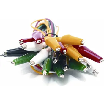 Měřicí kabel Mueller Electric BU-00287 sada měřicích kabelů Svorka černá, zelená, červená, bílá, žlutá 1 sada