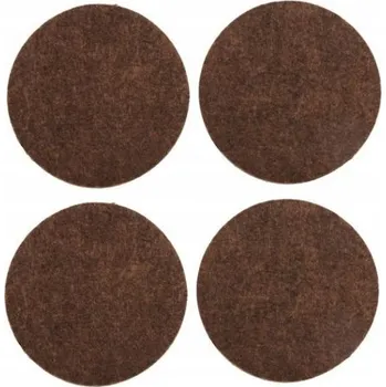 Podložka pod nábytek PODLOŽKA POD NÁBYTEK PLST KLOUZAČ PRŮMĚR 35 mm 4 ks HNĚDÁ