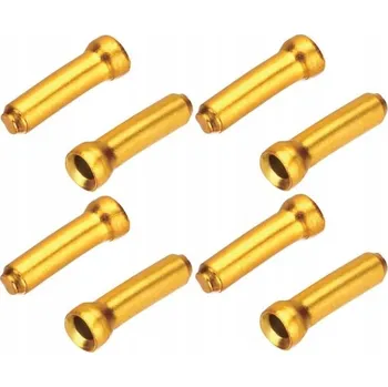 Lanko pro jízdní kolo Koncovka lanka Jagwire 1,8 mm zlatá 2ks