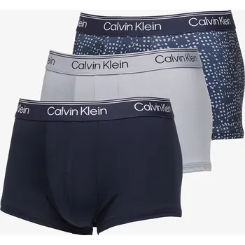 Boxerky Calvin Klein Low Rise Trunk 3-Pack Blue L