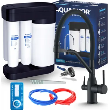 vodní filtr KUCHYŇSKÁ SADA REVERZNÍ OSMÓZA FILTR NA PITNOU VODU + TŘÍCESTNÁ BATERIE