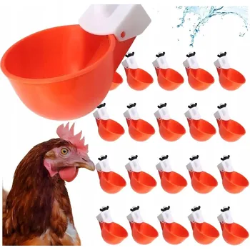 Napáječka pro ptáka 20x Automatické napáječky pro kuřata, kachny, drůbež a ptáky na vodu