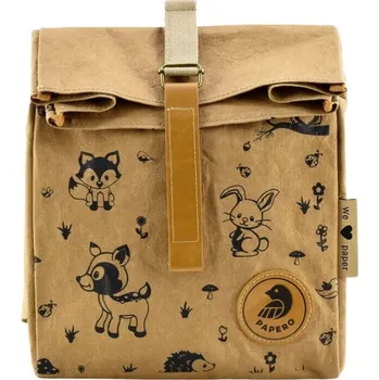 Školní batoh Papero Bags dětský papírový batoh Cougar Kids hnědý 8l