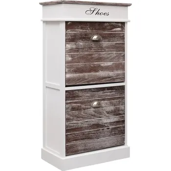 Botník VidaXL Botník 50 x 98 x 28 cm bílý