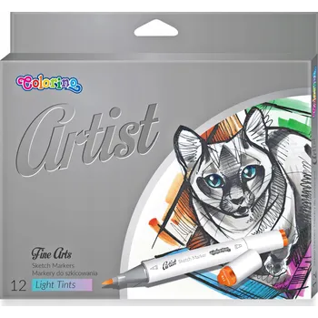 Fixy pro skicování Colorino Artist PTR-81100 12 ks