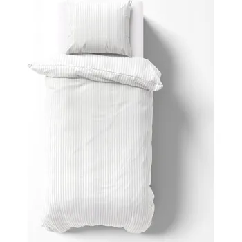 Povlečení POVLEČENÍ 140X200 DAMAŠEK BAVLNA čistě bílá