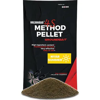 Návnadová surovina Haldorádó Vnadící směs 4S Method Pellet Groundbait Léto 400 g