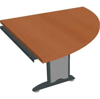 Psací stůl Stůl spojovací pravý - CP 901 P - TŘEŠEŇ , ČERNÁ Ral 9005