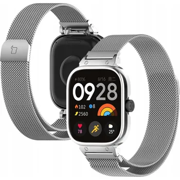 Pouzdro na mobilní telefon Pouzdro s páskem Bizon pro Redmi Watch 4, odolné pouzdro, elegantní řemínek