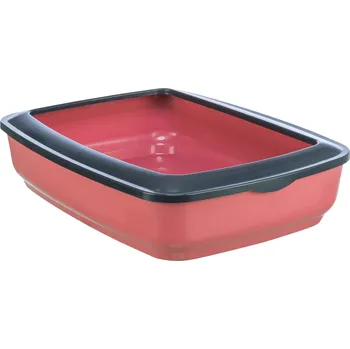 TRIXIE Kočičí WC Brisko s odnímatelným okrajem Barva: růžová