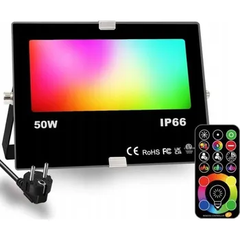 HALOGEN LED RGB 120 BAREV 40-400W IP66 + DÁLKOVÝ OVLADAČ