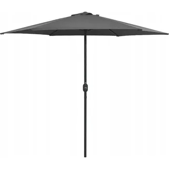 Slunečník Klasický slunečník VidaXL šedý 270 x 246 cm