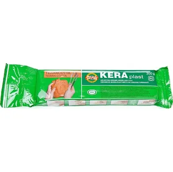 Modelovací hmota SAMOTVRDNOUCÍ HLÍNA pro kreativní tvorbu Modelovací Hmota TERAKOTA 300G