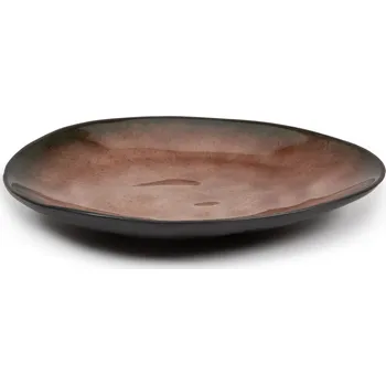 Talíř Serax, Talíře na občerstvení Pure oválné, 14,9 cm, hnědé, 4 ks - Formadore