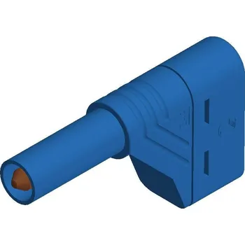 Krokosvorka Hirschmann Test a Measurement LAS S W bezpečnostní lamelová zástrčka zástrčka, zahnutá Ø pin: 4 mm modrá 1 ks
