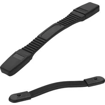 DJ technika Rohde MA-37.215.84 přístrojová rukojeť pro zápustné šrouby černá (d x š x v) 268 x 37 x 13 mm 1 ks